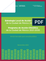 Plan climático de la CDMX 2021-2050