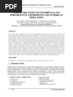 Download Parametric Study of Centrifugal Fan Performance Experiments and Numerical Simulation Copyright Ijaet by IJAET Journal SN55959532 doc pdf