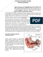 Sunetul Si Perceptia Acestuia