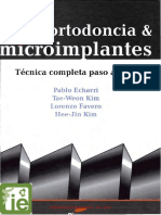 Ortodoncia y Microimplantes. Tecnica Completa Paso A Paso de Echarri, Kim, y Favero