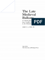 John V. A. Fine Jr. - The Late Medieval Balkans - A Critical Survey From The Late Twelfth Century To The Ottoman Conquest (1994)
