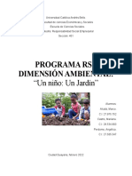 Propuesta de Un Programa de RSE