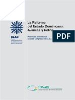 La Reforma Del Estado Dominicano: Avances y Retos: Ponencias Presentadas en El XII Congreso Del CLAD