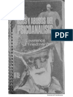 Usos y Abusos del Psicoanálisis - Lawrance J. Friedman (1)