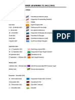 Kalender Akademik 2021-2022