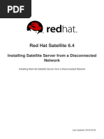 Red Hat Satellite-6.4-Installing Satellite Server From A Disconnected Network-en-US