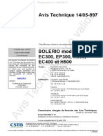 Notice technique 14-05-997 Solerio