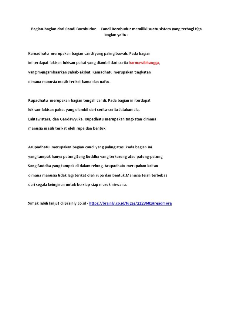 Bagian Bagian Candi | PDF