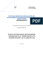 Arco - Protocolo de Evaluacion - Septimo Grado Egb