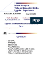 Failure Analysis of Medium Voltage Capacitor Banks: The Egyptian Experience