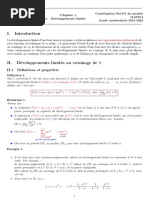 Chapitre 4-Développements limités 