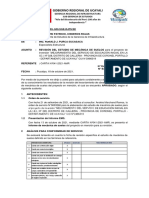 Revisión del estudio de mecánica de suelos para mejoramiento de servicio educativo en Calleria