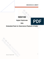 ISD2100 Datasheet Rev1.8