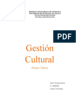 Gestion Cultural ENSAYO CRITICO