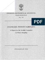 Standard Piston Sampling - Swedish Geotechnical Society