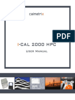 Calorimeter 2000 HPC User Manual