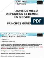 1-Opérations de Mise à Disposition Et Remise en Service-principes Généraux