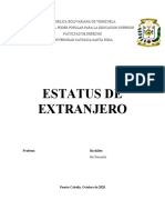 Estatus de Extranjero