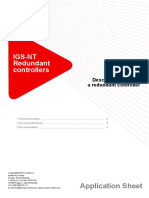 Igs-Nt Redundant Controllers: Application Sheet