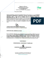 9564 - Plan de Desarrollo 2020 2023