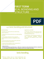 Ionic bonding and structure