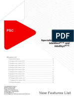 New Features List: Specialized Firmware For Inteligen and Intelisys