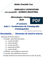 Aula 1 - Fundamentos de Cristaloquímica 40958