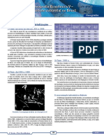 A evolução da industrialização no Brasil e sua concentração no Sudeste