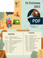 Acampar Agenda del Día Diapositiva