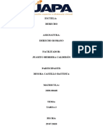 Tarea 2 de Derecho Romano