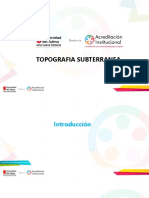 TOPOGRAFÍA SUBTERRÁNEA