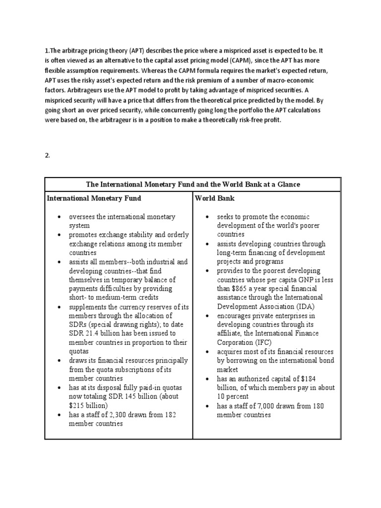 Mba Notes | PDF | Banks | Financial Economics