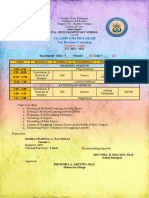 Classroom Program For Distance Learning: Enrollment: Male - Female - Total - Morning Session