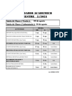 Calendario Academico