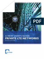 Private Lte Networks: A New User'S Guide