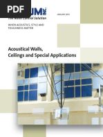 Acoustical Walls, Ceilings and Special Applications: When Acoustics, Style and Toughness Matter