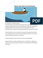 Dongeng Nelayan Dan Ikan Kecil