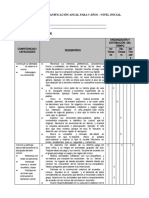 Planificacion Curricular - Modelo 5 Anos