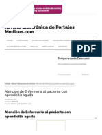Atención de Enfermería Al Paciente Con Apendicitis Aguda - Revista Electrónica de Portales Medicos.com