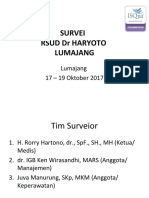 Survei RSUD Dr Haryoto Lumajang