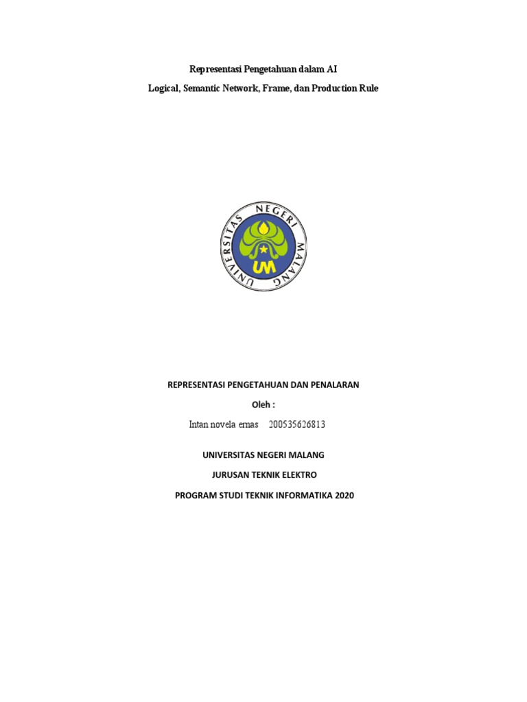 Peran Representasi Pengetahuan dalam AI | PDF
