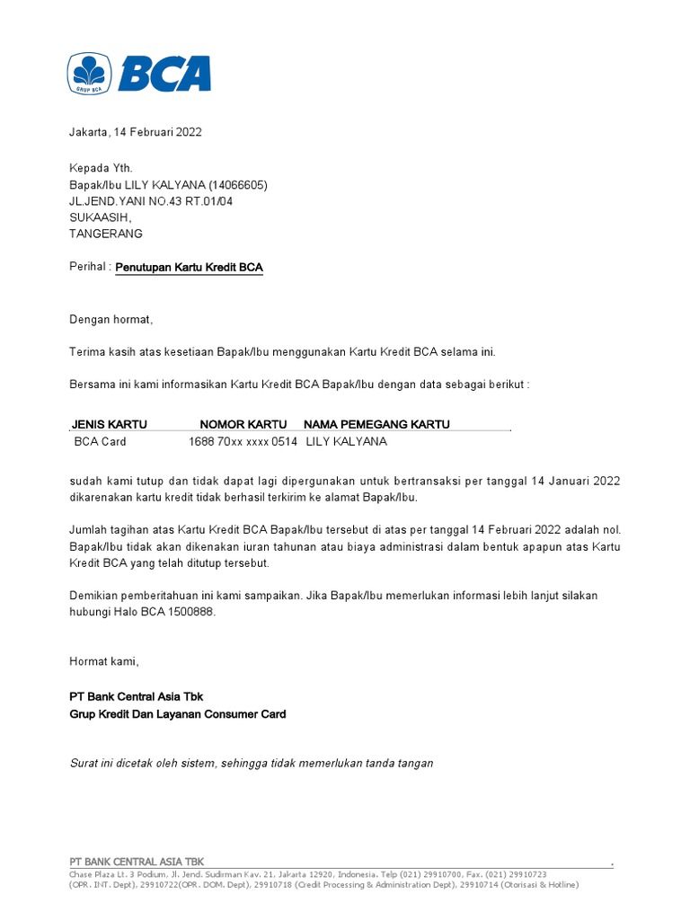 PT Bank Central Asia TBK PDF