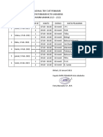 Jadwal To Penabur S