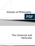 The Universal and Particular