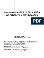 7 Maquinaria Para La Aplicaciòn de Estièrcol y Fetilizantes