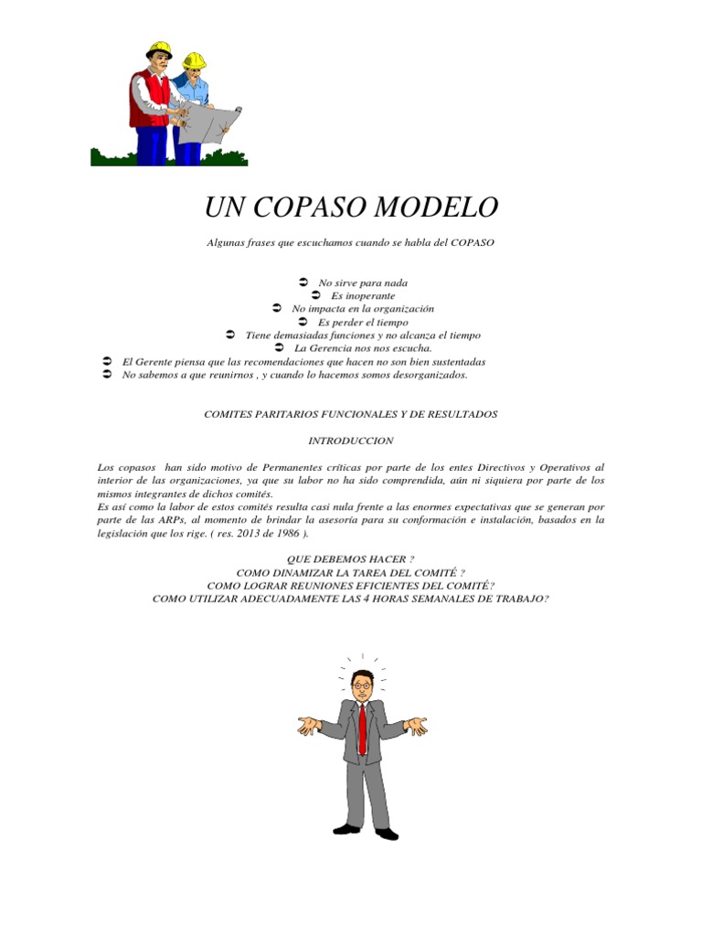Un COPASO Modelo | PDF