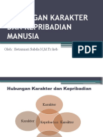 PTM 3 - Hubungan Karakter Dan Kepribadian Manusia