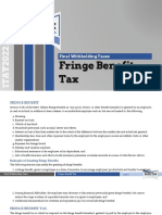 Module 10 - Fringe Benefit Tax