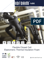 Flexible Closed Cell Elastomeric Thermal Insulation Foam