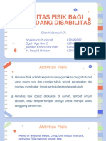 Aktivitas Fisik Bagi Penyandang Disabilitas Kel 7